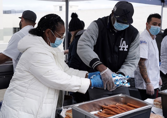 Dodger Stadium executive chef Ryan Evans, Dodger Dogs, Los Angeles Dodgers Foundation, Dodger Dog