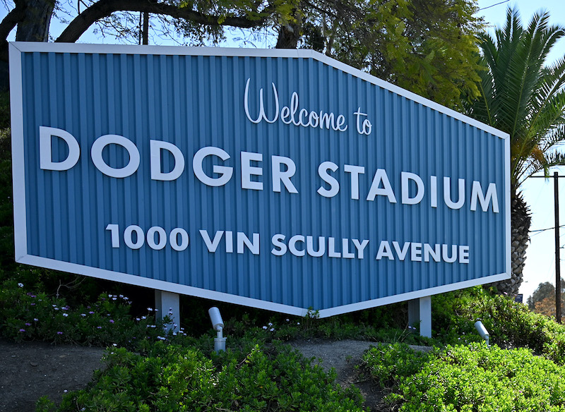 Dodger Stadium sign