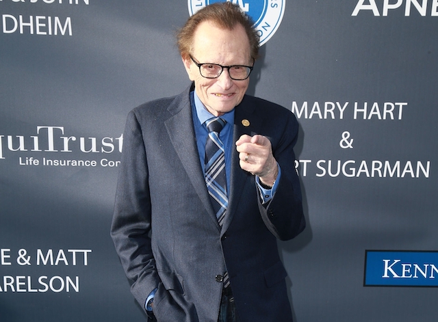 Larry King, 2017 Los Angeles Dodgers Foundation Blue Diamond Gala