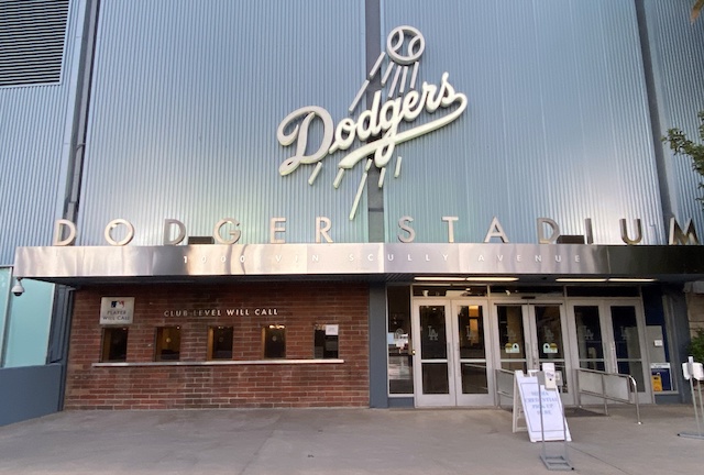 Dodger Stadium entrance, will call tickets