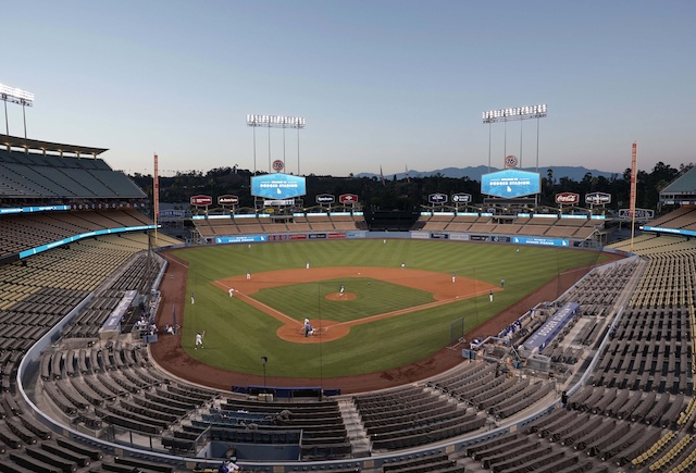 Dodger Stadium view, 2020 Spring Training