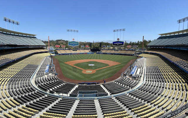 Dodger Stadium view, 2020 Spring Training