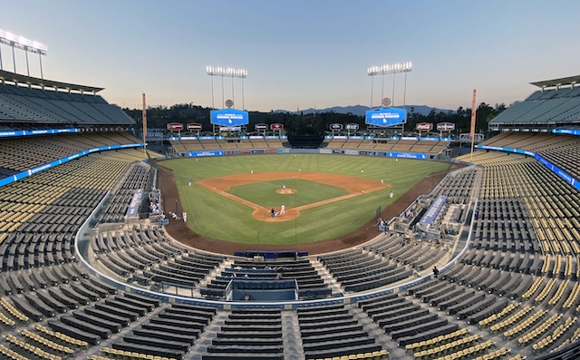 Dodger Stadium view, 2020 Spring Training