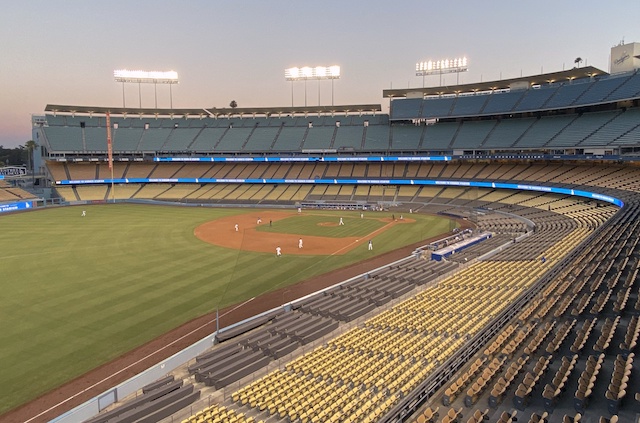 Dodger Stadium view, 2020 Spring Training