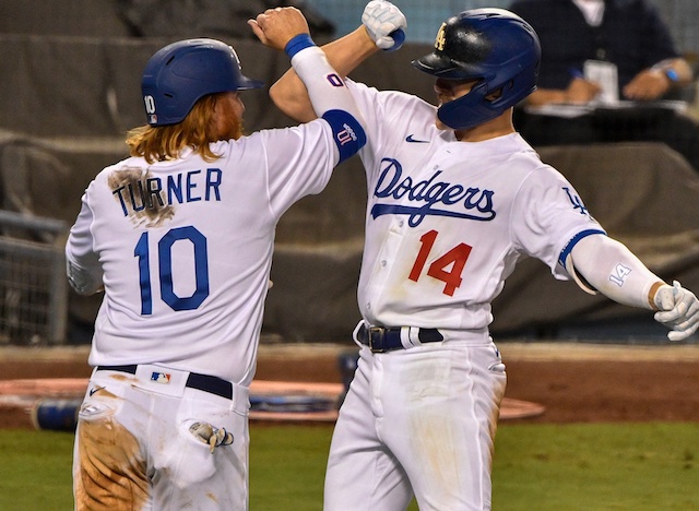 Kiké Hernandez, Justin Turner, 2020 Opening Day