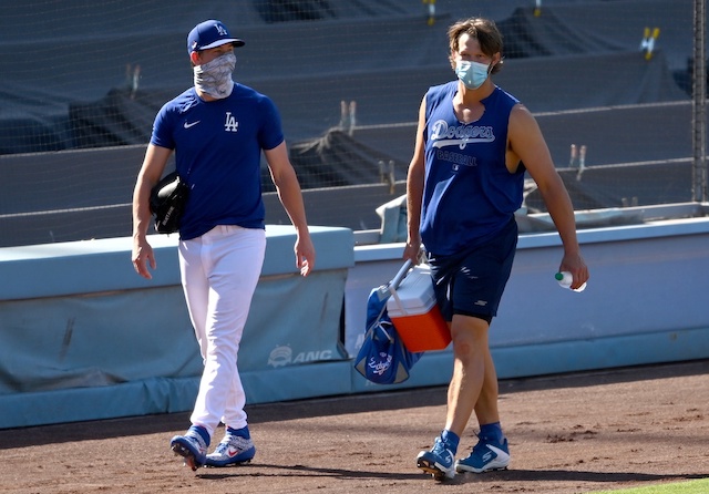 Walker Buehler, Clayton Kershaw, 2020 Spring Training