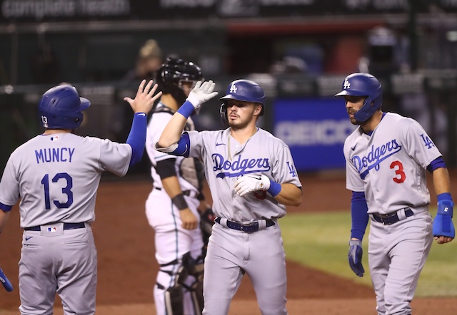 Gavin Lux, Max Muncy, Chris Taylor