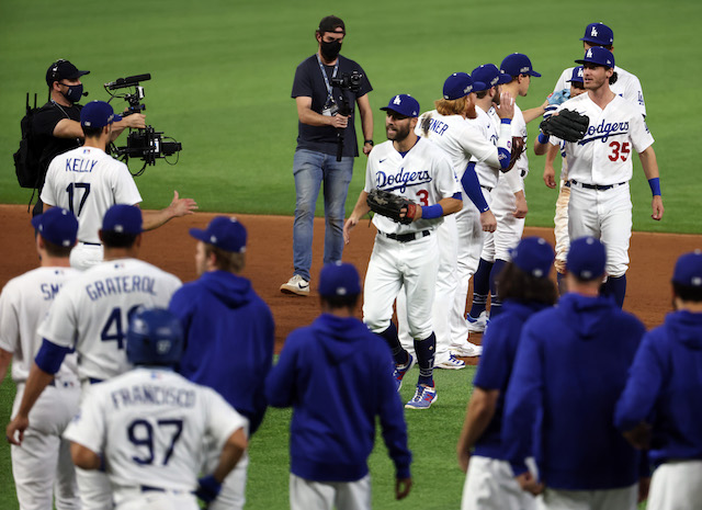 Cody Bellinger, Brusdar Graterol, Joe Kelly, Justin Turner, Dodgers win, 2020 NLDS