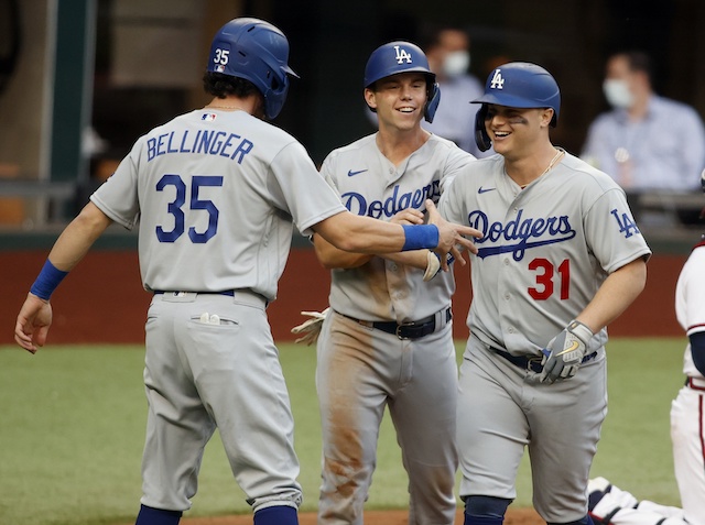 Cody Bellinger, Joc Pederson, Will Smith, 2020 NLCS