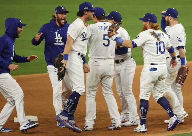 Cody Bellinger, Kiké Hernandez, Clayton Kershaw, Max Muncy, Corey Seager, Justin Turner, Alex Wood, Dodgers win, 2020 NLCS