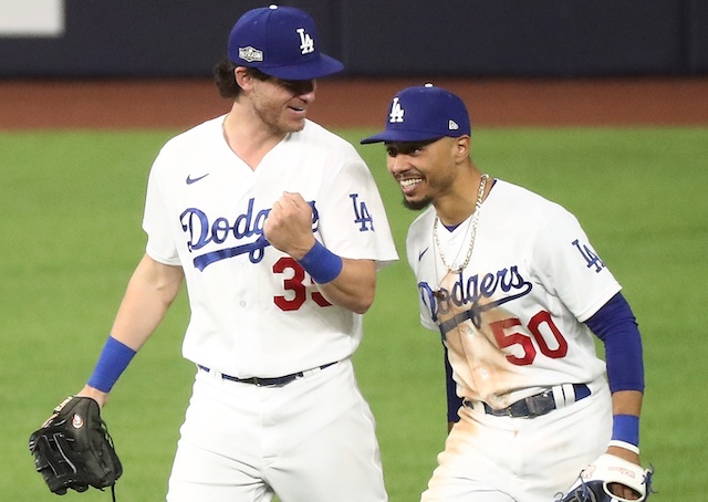 Cody Bellinger, Mookie Betts, Dodgers win, 2020 NLDS