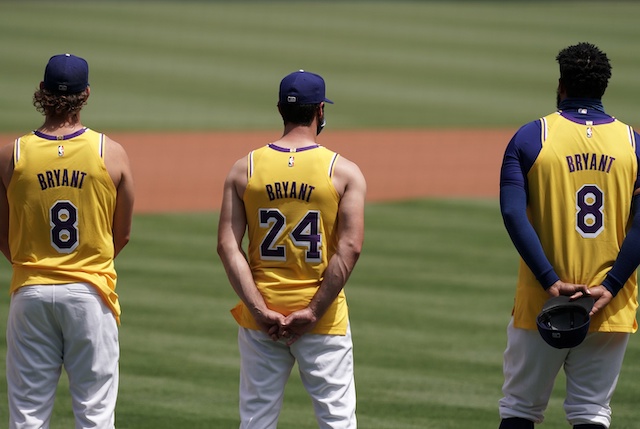 Kenley Jansen, Clayton Kershaw, Kobe Bryant jerseys