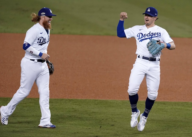 Kiké Hernandez, Justin Turner, Dodgers win, 2020 Wild Card Series