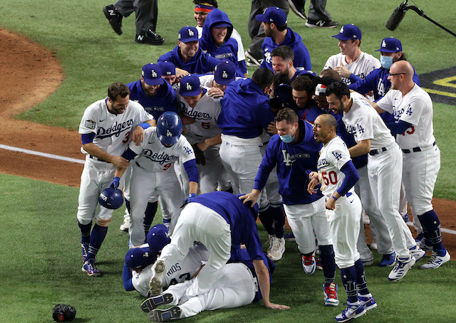 Dodgers win, 2020 World Series