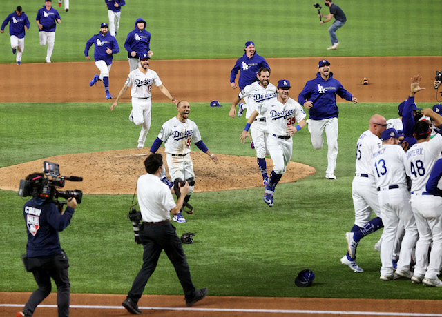 Dodgers win, 2020 World Series