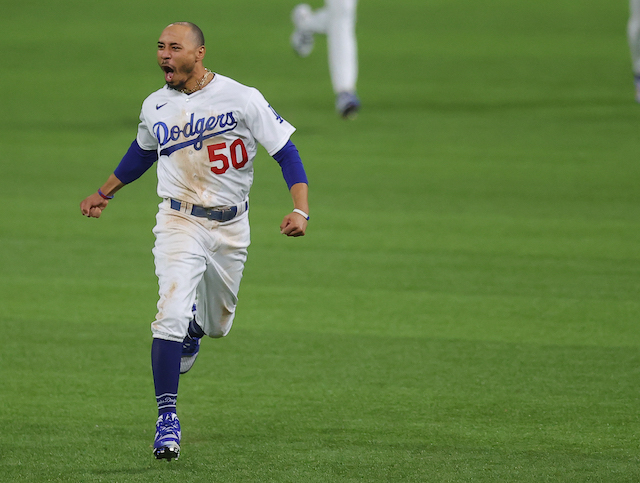 Mookie Betts, Dodgers win, 2020 World Series