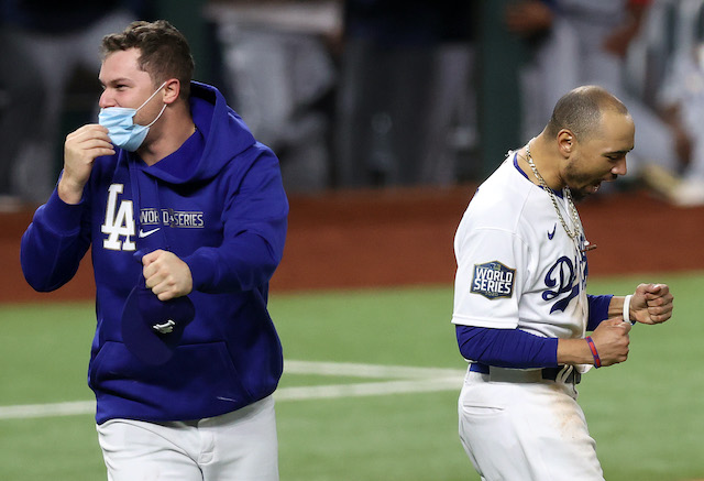 Mookie Betts, Joc Pederson, Dodgers win, 2020 World Series