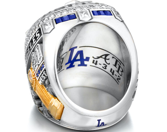 2020 Los Angeles Dodgers World Series ring