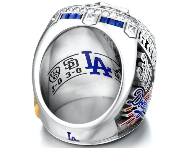 2020 Los Angeles Dodgers World Series ring