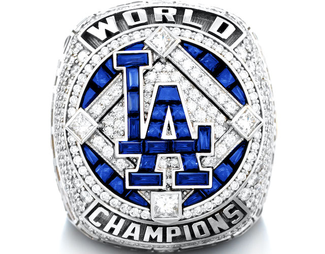 2020 Los Angeles Dodgers World Series ring