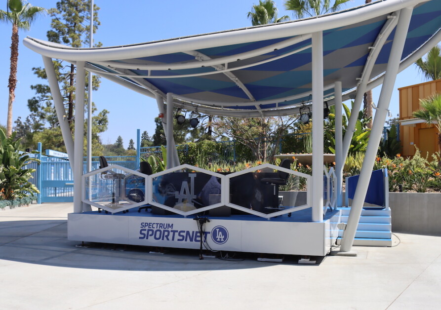 SportsNet LA set, Dodger Stadium