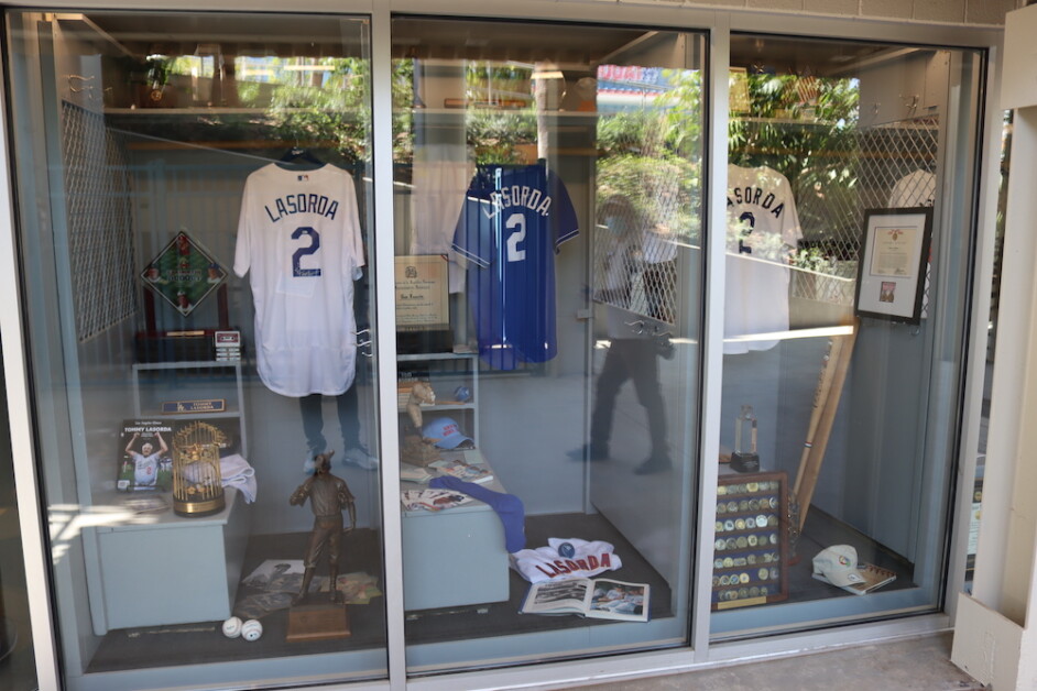 Tommy Lasorda display, Dodger Stadium