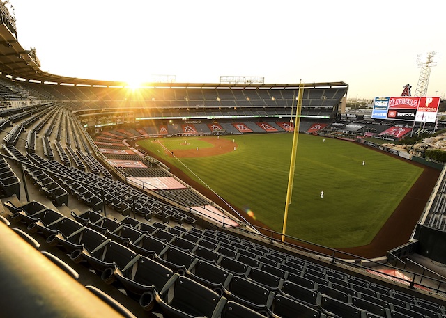 Angel Stadium, general view