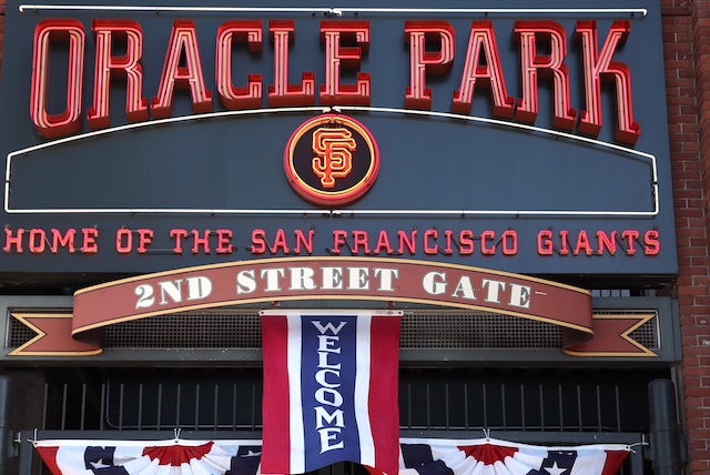 Oracle Park entrance