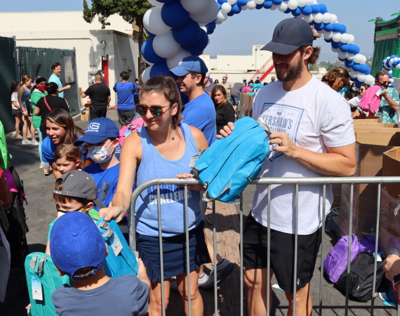 Clayton Kershaw, Ellen Kershaw, Back to School Bash