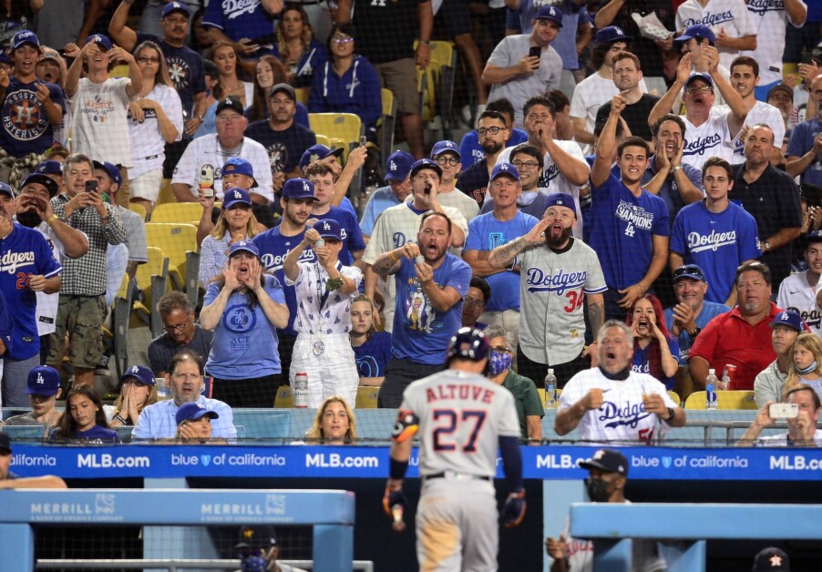 Jose Altuve, Dodgers fans