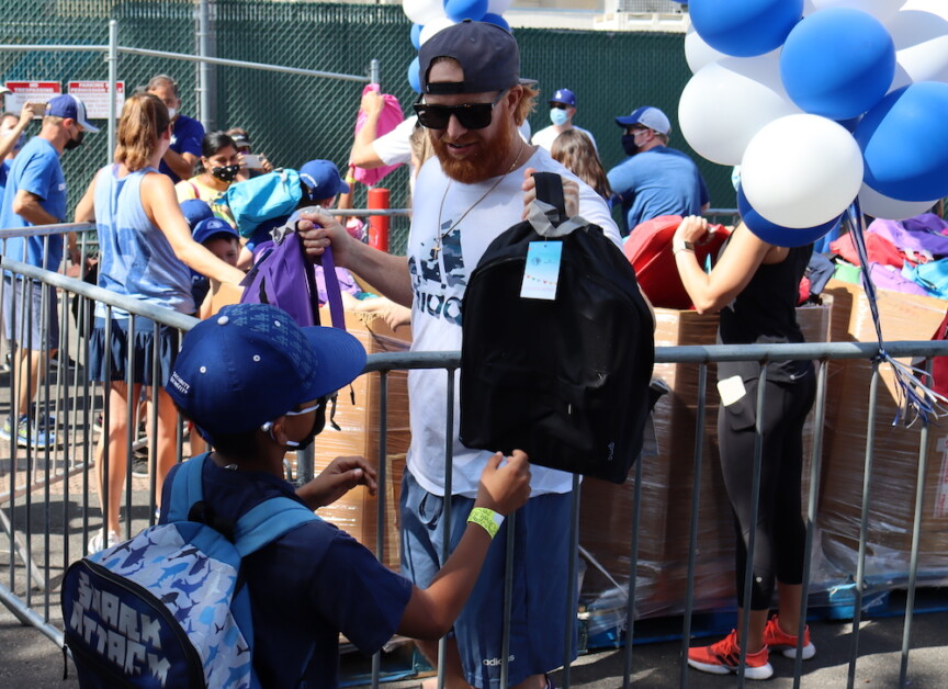 Justin Turner, Back to School Bash