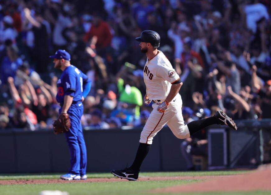 Brandon Belt, Max Muncy, Dodgers City Connect