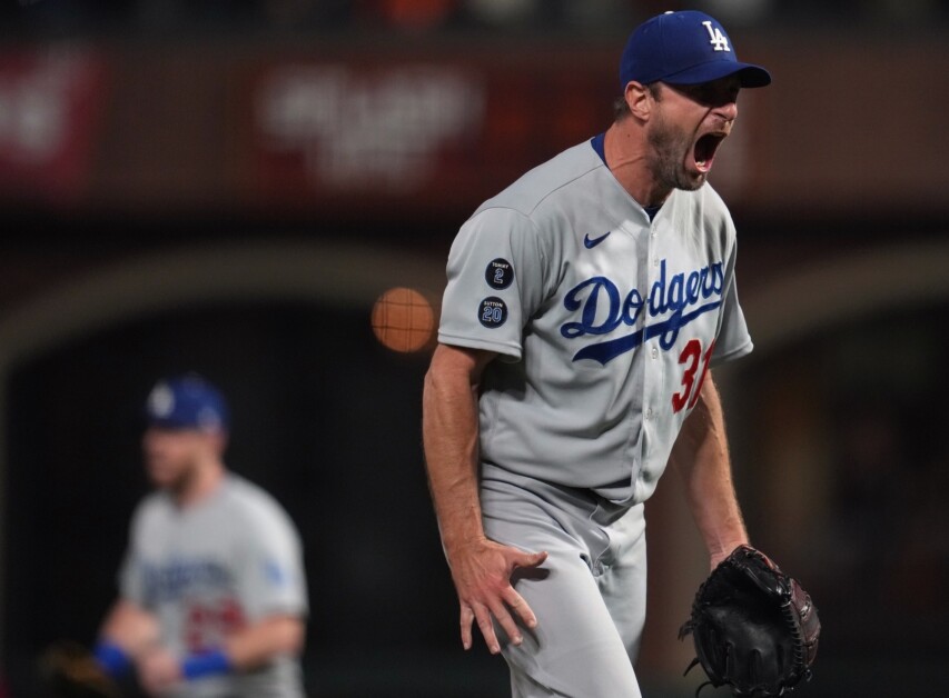 Billy McKinney, Max Scherzer, Dodgers win, 2021 NLDS