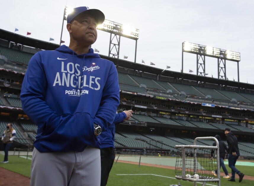 Dave Roberts, 2021 NLDS workout