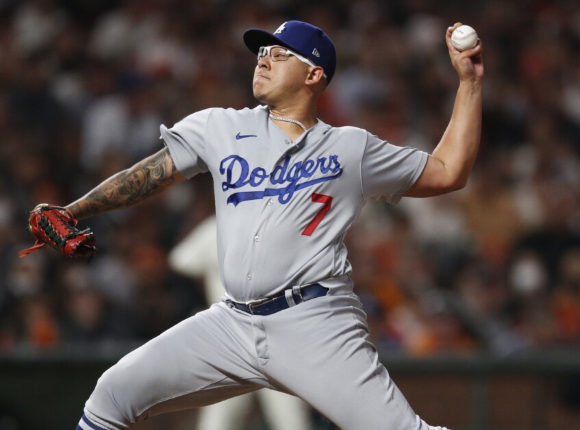 Julio Urias, 2021 NLDS