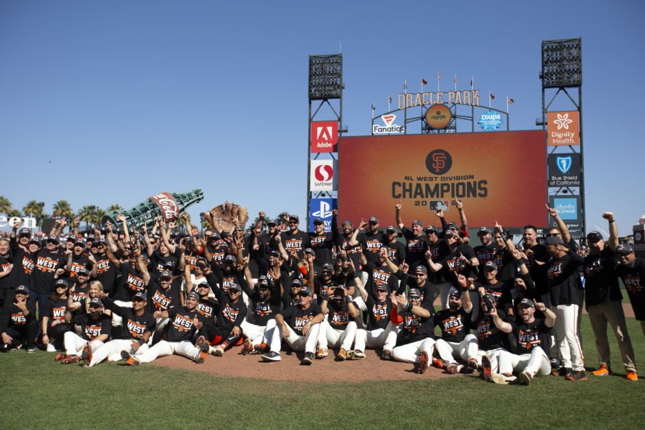 San Francisco Giants, 2021 NL West celebration