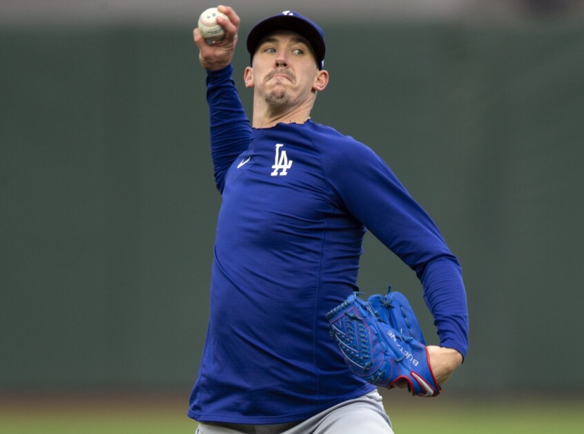 Walker Buehler, 2021 NLDS workout