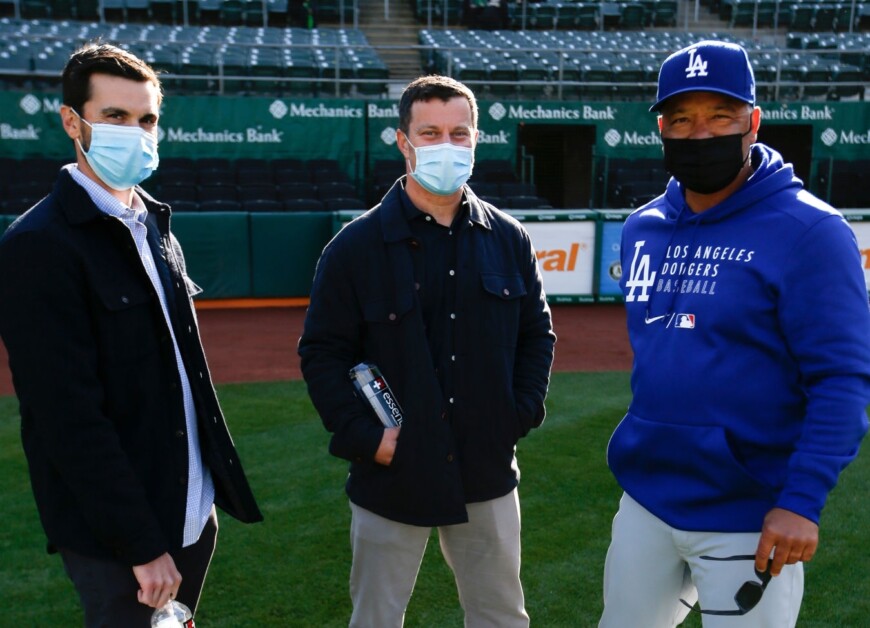 Andrew Friedman, Brandon Gomes, Dave Roberts