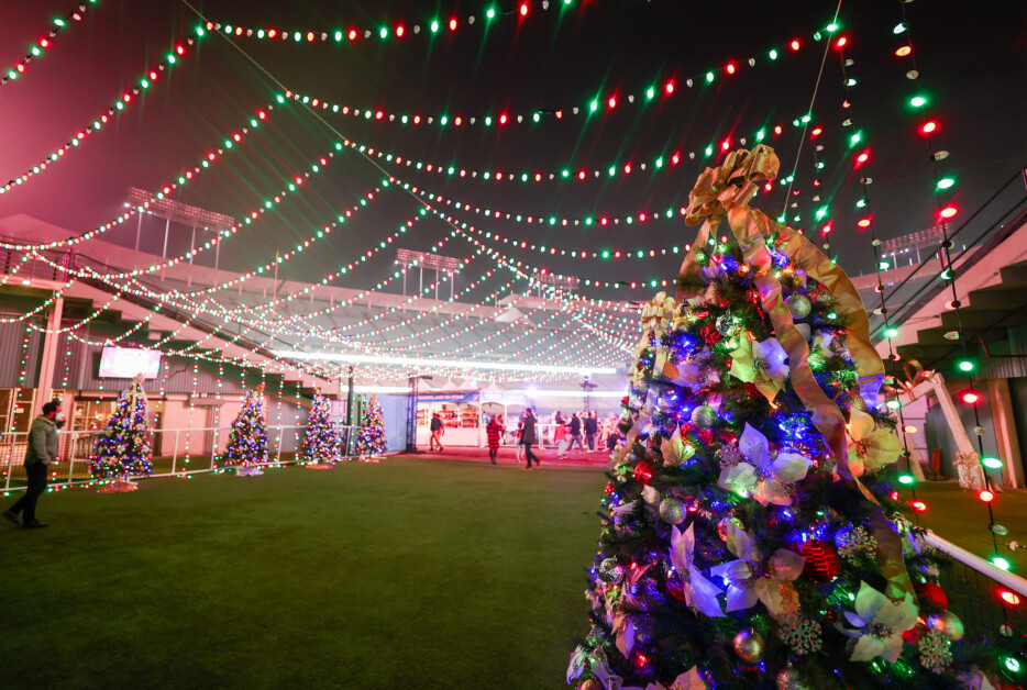 Christmas tree, 2021 Dodgers Holiday Festival