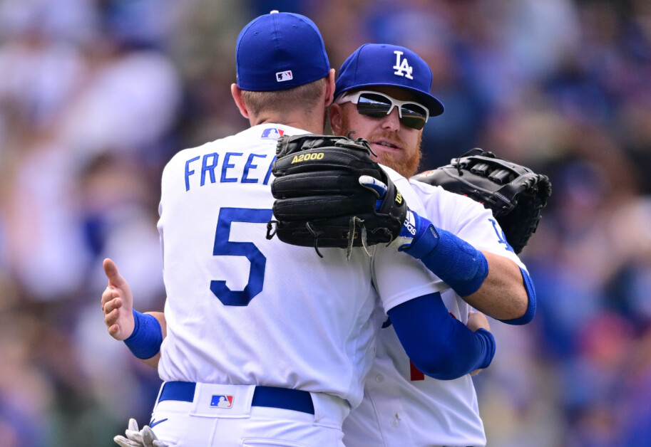 Freddie Freeman, Justin Turner, Dodgers win