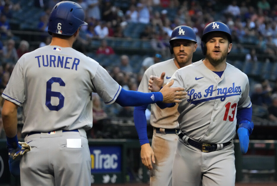 Freddie Freeman, Max Muncy, Trea Turner