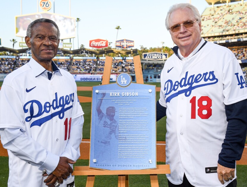 Kirk Gibson, Manny Mota, Bill Russell, Legends of Dodger Baseball