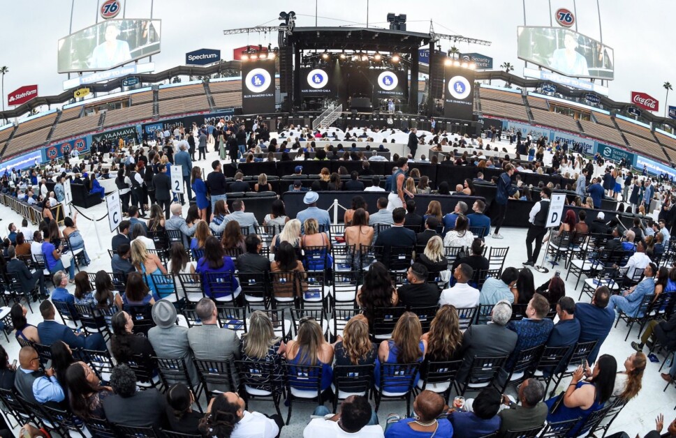 Los Angeles Dodgers Foundation Blue Diamond Gala view