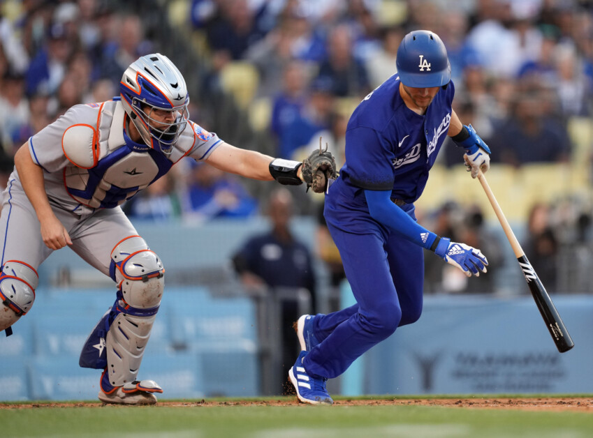 Trea Turner, Patrick Mazeika, Dodgers City Connect