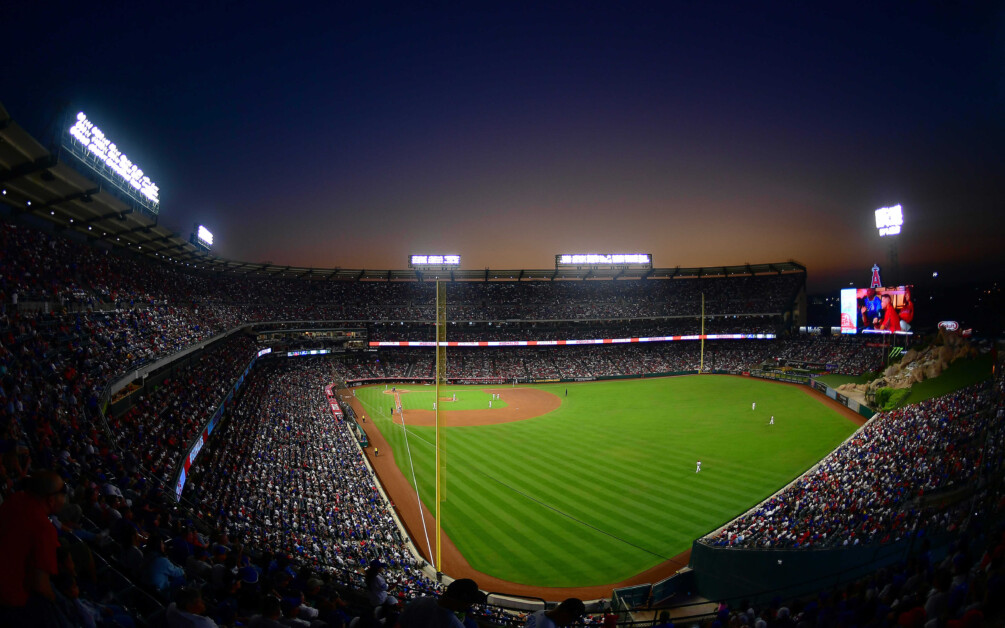 Angel Stadium view, Freeway Series