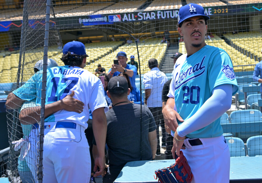 Diego Cartaya, Miguel Vargas, 2022 MLB All-Star Futures Game