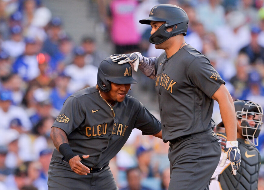 Giancarlo Stanton, José Ramírez, 2022 MLB All-Star Game