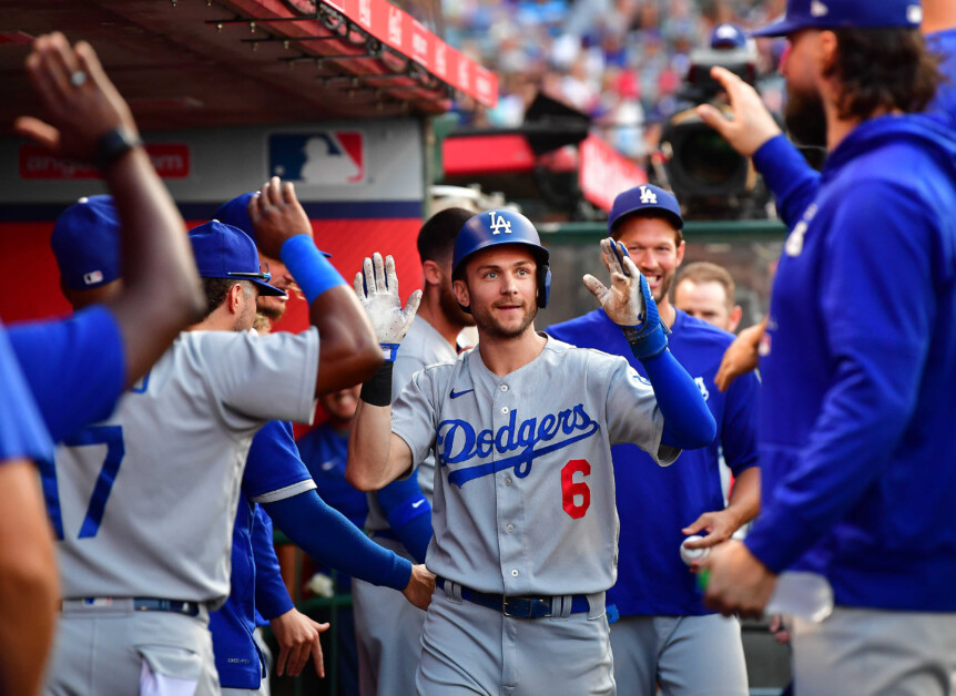 Trea Turner, Tony Gonsolin, Clayton Kershaw, Freeway Series