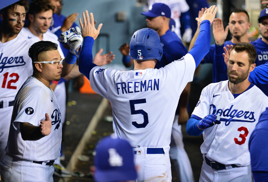 Freddie Freeman, Joey Gallo, Chris Taylor, Trea Turner, Julio Urías