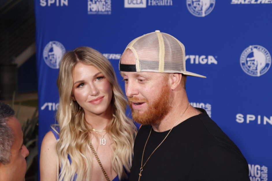 Justin Turner, Kourtney Turner, Eighth Annual Ping Pong 4 Purpose